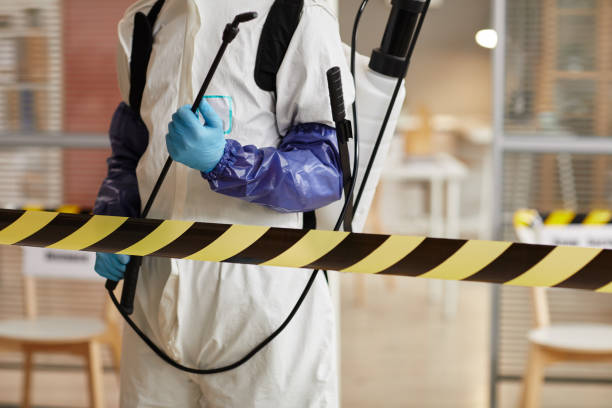 Professional Crime Scene Cleanup technician working in Center Harbor, NH